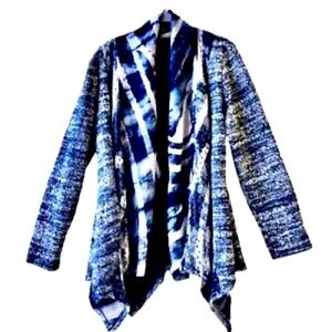 Alberto Makali  New York open front blue Cardigan   Size XS